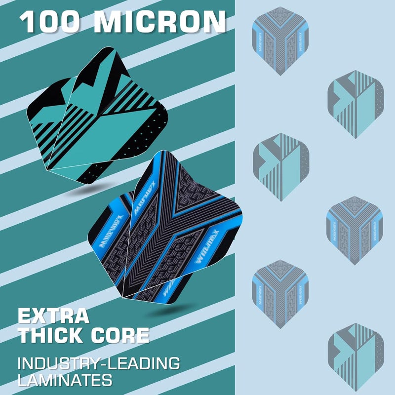 win.max طقم سهام ناعمة - طقم سهام ناعمة من 90% تنجستين بوزن 18 جرام مع 3 ريش إضافية - Image 5